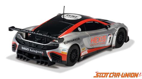 Scalextric C3382 Mclaren Mp4 12c Gt3 Hexis Racing Slot Car Union