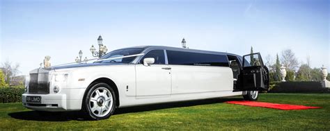 White Rolls Royce Phantom Limo Rolls Royce Limousines