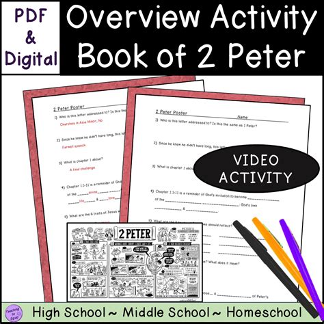 2 Peter Bible Summary Overview Activity Made By Teachers