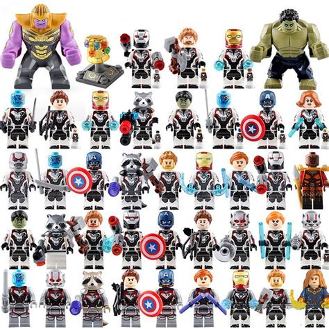 Avengers Endgame Superhero Minifigures Compatible Lego Minifigures