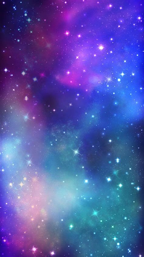 Iphone Night Stars Light Wallpaper Iphone 7 Wallpaper