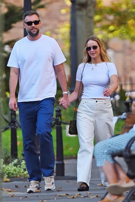 JENNIFER LAWRENCE And Cooke Maroney Out At Abingdon Square In New York