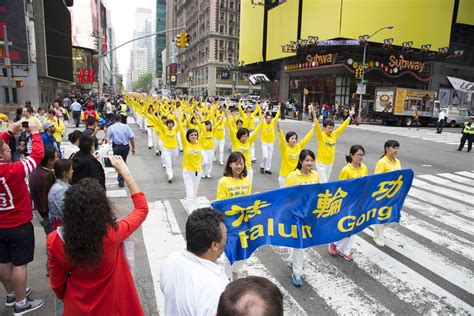 Grand Parade Of Nearly 10000 Practitioners In New York To Celebrate