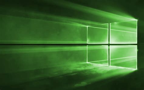 46 Windows 10 Green Wallpaper