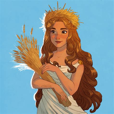 Demeter Goddess Of The Harvest Demeter Greek Mythology Beyond A