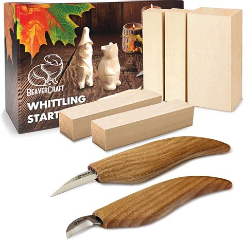 Buy Beavercraft Wood Carving Kit S16 Whittling Wood Knives Kit