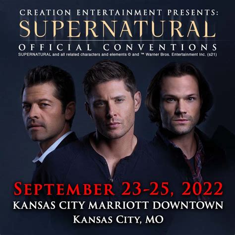 Supernatural Convention Event Kansas City Mo Creation Entertainment