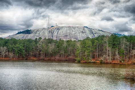 View Of Stone Mountain Near Atlanta Georgia Usa Photograph By Alex