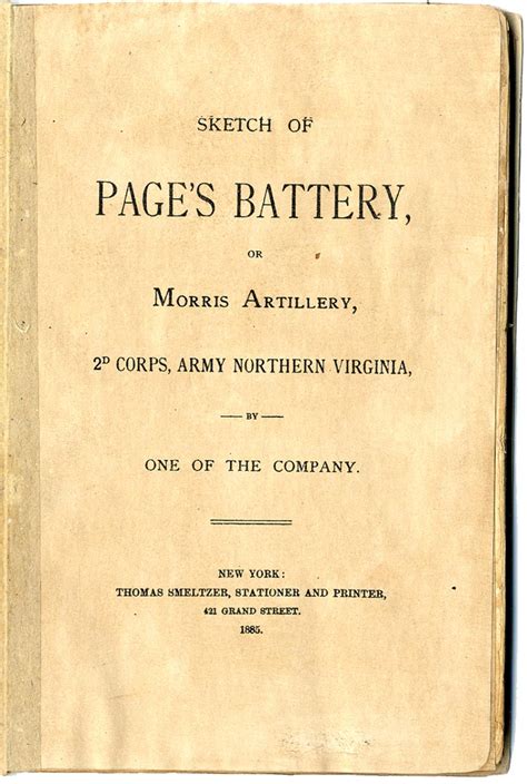 Bid Now Ultra Rare Confederate Virginia Artillery Regimental History