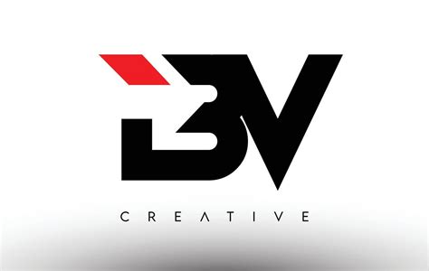 Bv Creative Modern Letter Logo Design Bv Icon Letters Logo Vector