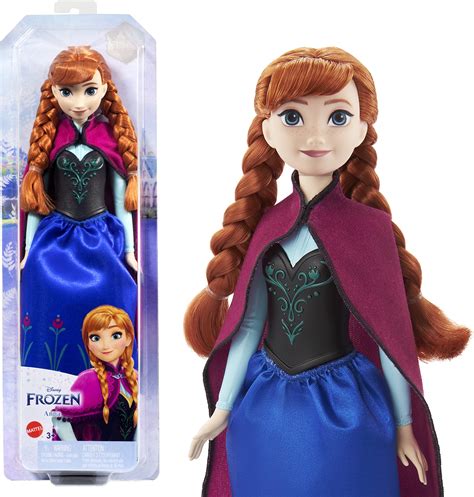 buy mattel disney frozen anna fashion doll and accessory signature look toy inspired by the