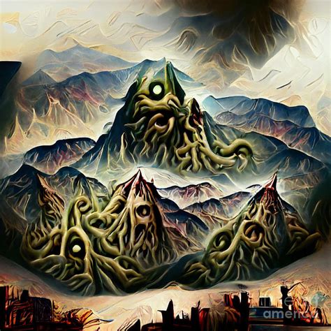 At The Mountains Of Madness Digital Art By Joaquin Reza