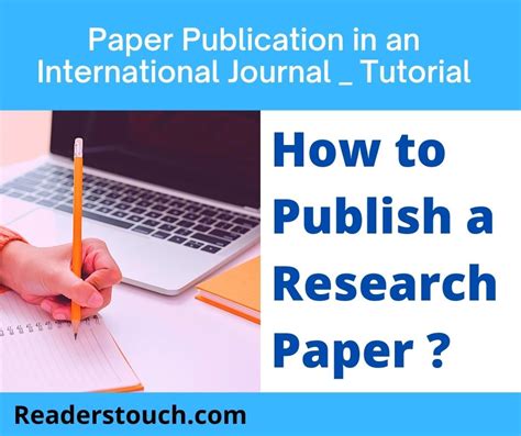 How To Publish Research Paper Paper Publication Guidance Readerstouch