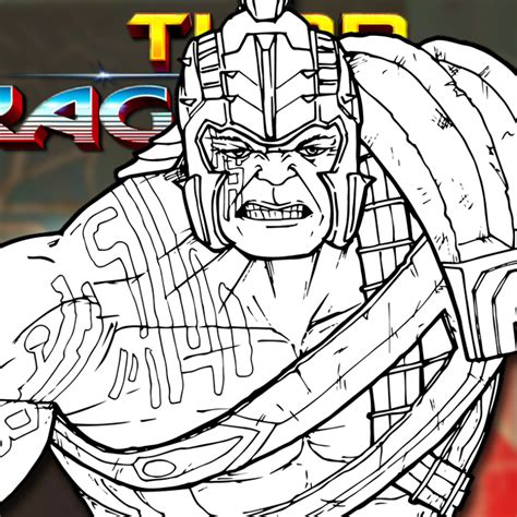 The perfect thor coloring pages for little hands to make but it also is perfect for booking that page in your favorite superhero book! How to Draw GLADIATOR HULK (Thor: Ragnarok) Drawing ...
