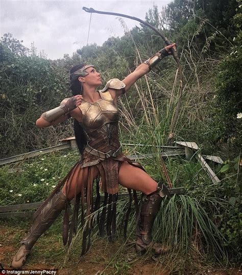 Meet Wonder Woman S Pro Athlete Amazon Warriors Daily Mail Online