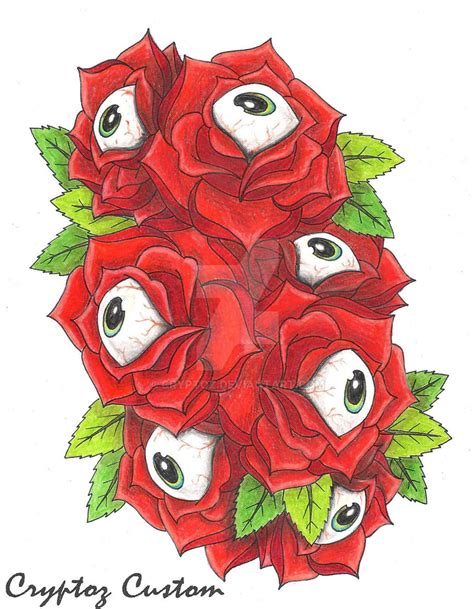 Eye Love Roses By Cryptoz On Deviantart