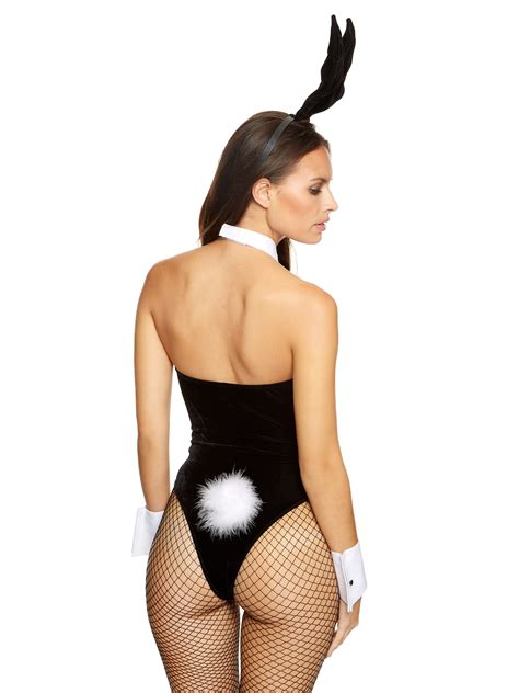 Ann Summers Womens Tuxedo Bunny Black Sexy Outfit Erotic Costume Fancy