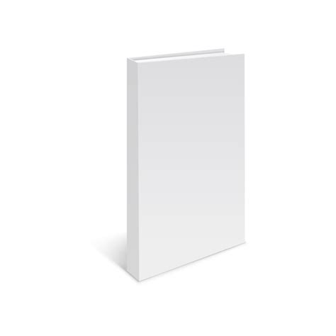 Premium Vector Blank Book Cover On A White Background