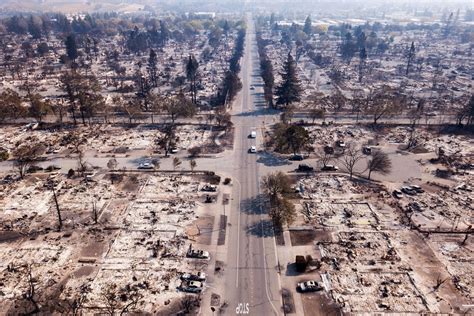 Shocking Aerial Photos Show House After House In Santa Rosa Obliterated