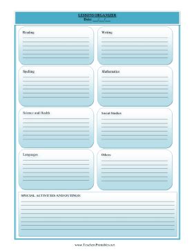 Check spelling or type a new query. Homeschool Lesson Planner