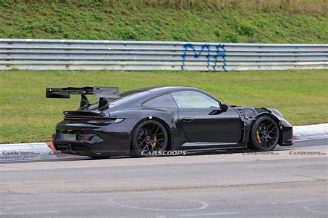 2022 Porsche 911 Gt3 Rs Looks The Business On The Nurburgring Carscoops