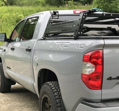 tundra bed rack | Overland truck, Tundra truck, Motorcycle camping gear