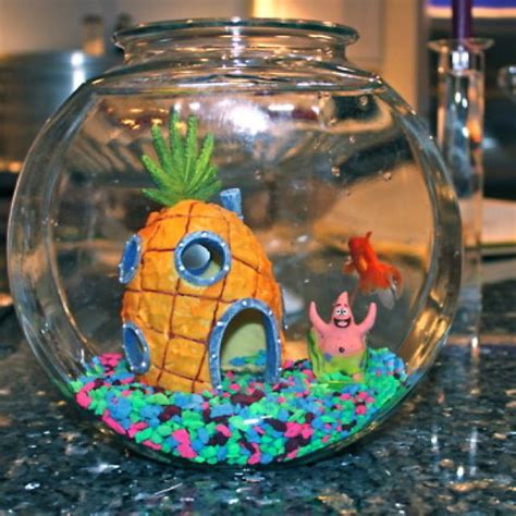 21 Spongebob Fish Tank Decor Background Cool Aquascaping