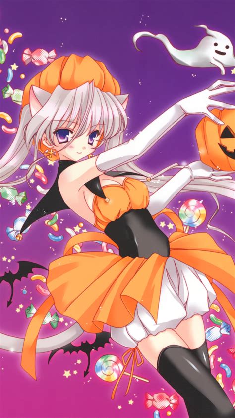 Halloween Anime 2160×3840 Kawaii Mobile