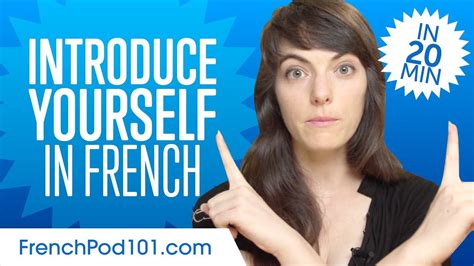 We did not find results for: How to Introduce Yourself In French in 20 Minutes - YouTube