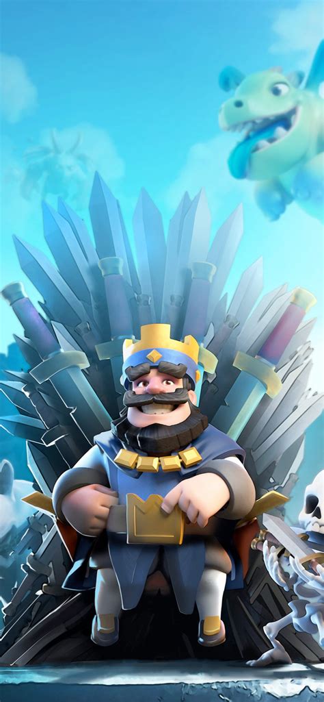 Clash Royale Blue King Hd Samsung Galaxy Note 9 8 Iphone Wallpapers