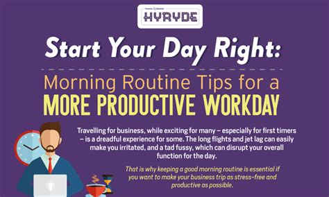 Start Your Day Right Morning Routine Tips For A More Productive Workday