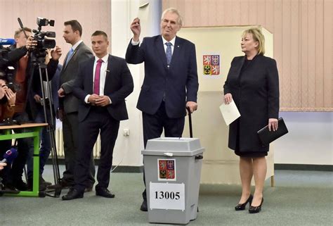 Czech President Will Face Runoff Election With Strong Lead The Globe And Mail