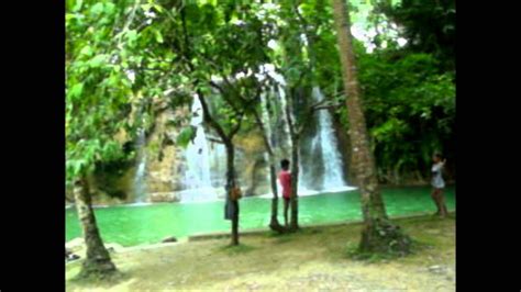 Summer Destination In Leyte Gunhuban Twin Falls In Bato Leyte Youtube