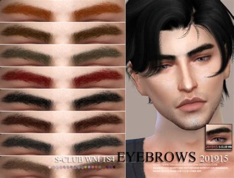 S Club Wm Ts4 Eyebrows M 201702 The Sims 4 Catalog