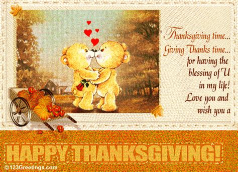 Wish You A Happy Thanksgiving Free Love Ecards Greeting Cards 123