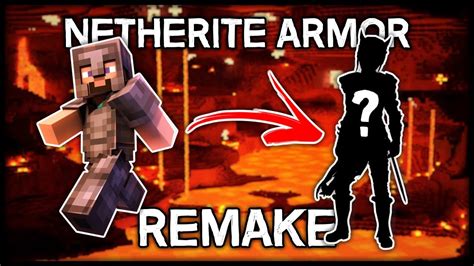 I Redesigned Netherite Armor In Low Poly Youtube