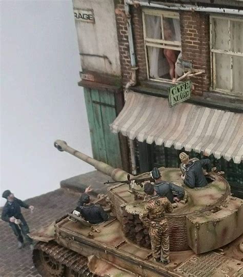 Unknown Modeller Military Diorama Model Cars Kits Model Tanks
