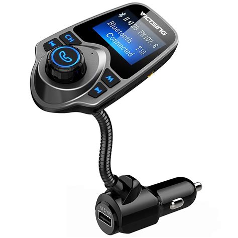 Victsing Bluetooth Fm Transmitter Wireless In Car Uk