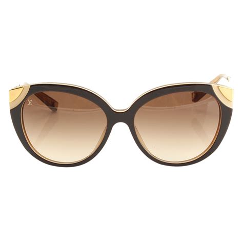 Louis Vuitton Brown Z0620e Amber Cat Eye Sunglasses Louis