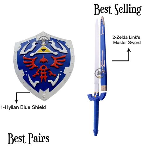Links Master Hylian Shield And Ocarina Of Time Sword From Legend Of