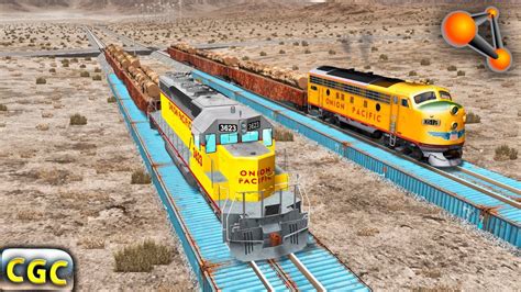 Beamng Drive Which Train More Powerfull Youtube