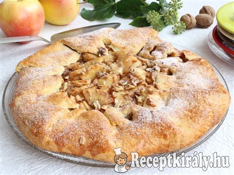 Rusztikus almás pite Receptkirály hu