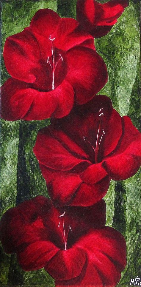 Tips and inspiration to get growing. Red Gladiolus. | The Wonderful World of Color! | Pinterest