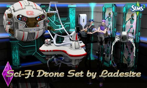 Ladesires Creative Corner Ts3 Sci Fi Drone Set By