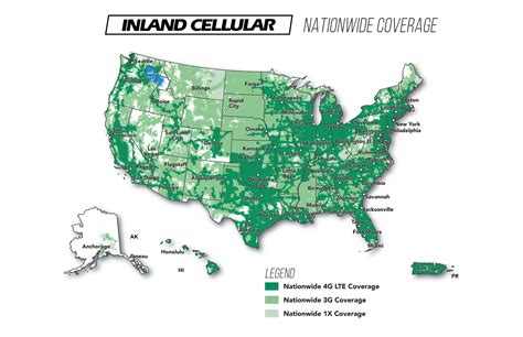 Coverage Map | Inland Cellular