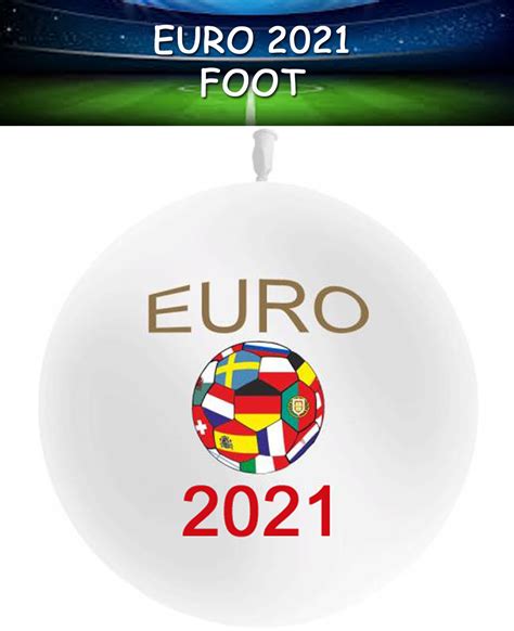 In 2021 the european championship will be held in 12 different venues across 12 different cities in 12 different nations. BALLON EURO 2021 FOOT GEANT : décoration et accessoires ...