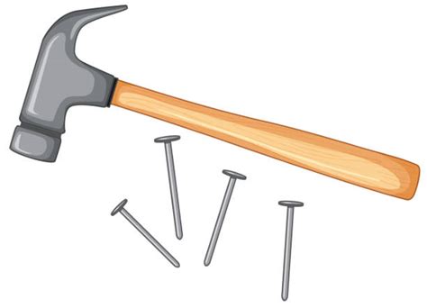 Hammer And Nails Illustrations Royalty Free Vector Graphics And Clip Art