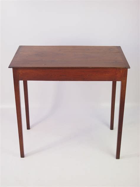 Small Antique Mahogany Writing Desk Side Table