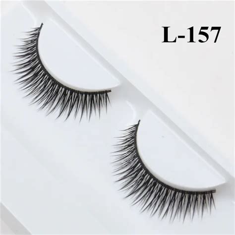 buy russian style real 3d mink strip lashes volume eyelash extensions wispie