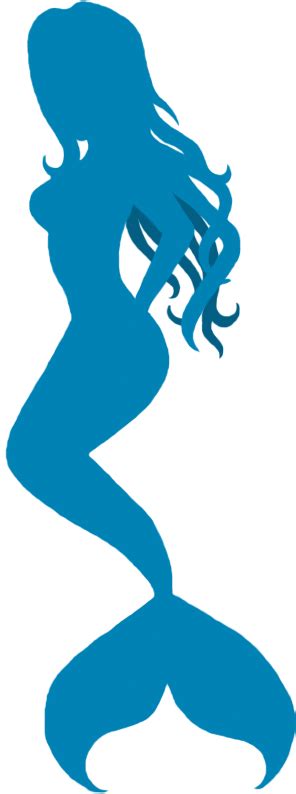 Mermaid Silhouette Images Clipart